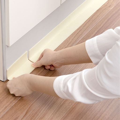 おくだけ吸着洗面台と床のすきまテープ 2個セット