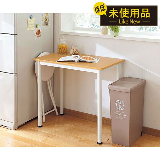 ナチュラル A(幅80/奥行45cm)<br>天板は水に強いのでキッチンの作業台や、ちょい置きスペースとして。