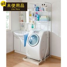 【リユース品】洗濯機ラック(伸縮式)/ハンガーバー付き