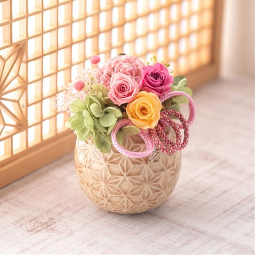 プリザーブドフラワー「花てまり」