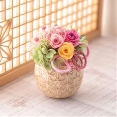【母の日】プリザーブドフラワー「花てまり」