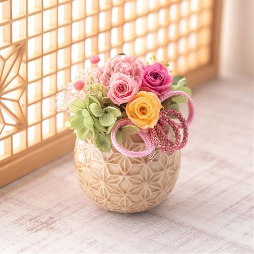 【母の日】プリザーブドフラワー「花てまり」