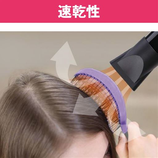 【速乾性】<br>風が通り、早く乾きやすい。<br>※使用イメージ