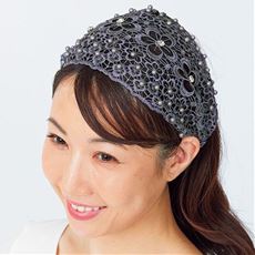 大人のレーシーヘアバンド