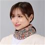 ピンク系<br>筒状なので、ヘアバンドやネックウォーマーとしても使用可能!<br>※着用イメージ