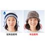 額縁効果で小顔見せ<br>※イメージ ※着用効果には個人差があります。