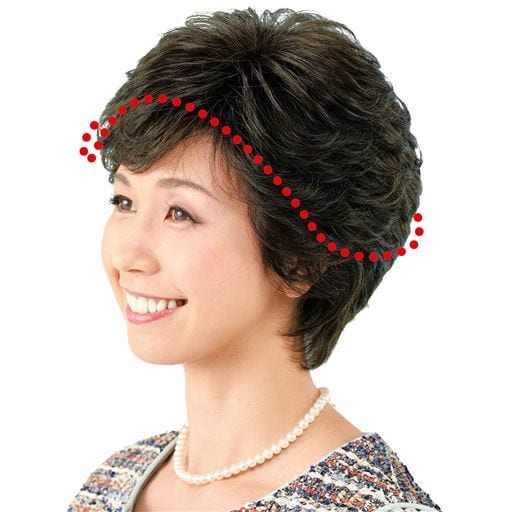 人毛100%大きめ安心カバーピース