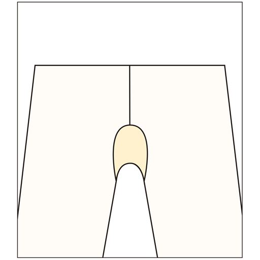 クロッチがあり立体縫製で動きやすい ※イメージ