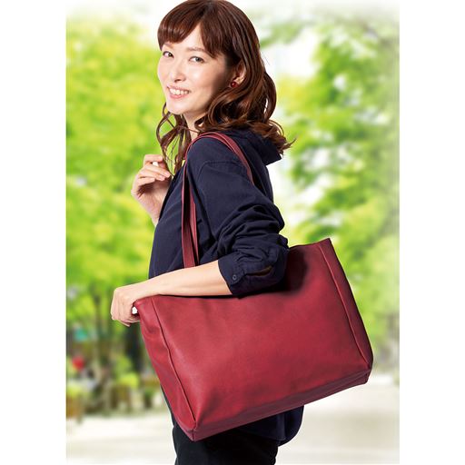 ワイン<br>約28cm×約36cmの大容量バッグ!<br>※使用イメージ