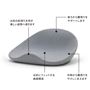 アッシュグレーおしりが気持ちよく安定するフィットサポート形状。