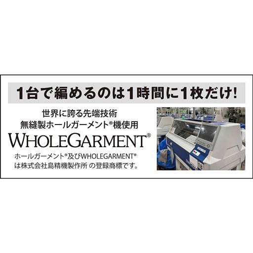 1台で編めるのは1時間に1枚だけ!