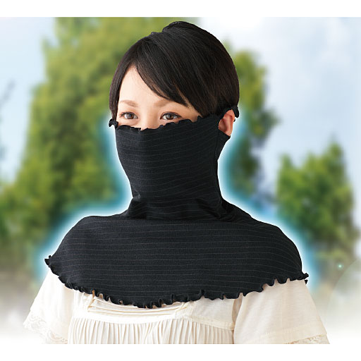 ブラック<br>接触冷感素材ペアクール使用<br>※イメージ