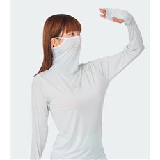 熱放射冷感フェイスガード付きインナー(アクティバイタル テラックス クール&reg;)