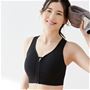 ブラック<br>前開きファスナーで汗をかいても着脱簡単