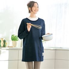 ニットデニムチュニックエプロン