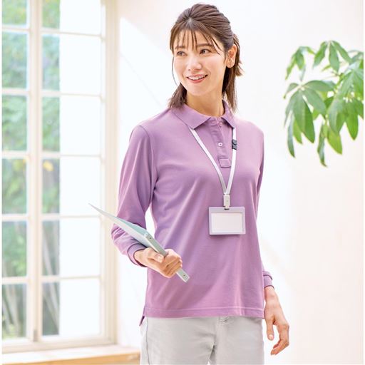 スィートパープル<br>【シリーズ商品ご購入いただいたお客様の声】 仕事用に購入。サイズもぴったりで、生地の伸縮も良く、動きやすいです。追加で購入します。