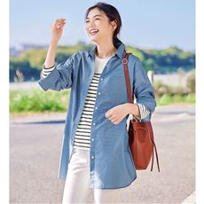 UVケアチュニックシャツ(UVカット・洗濯機OK・洗濯後シワになりにくい)