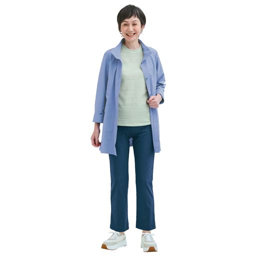 インクブルー<br>※170cmモデル着用例<br>(62cm丈を着用しています)