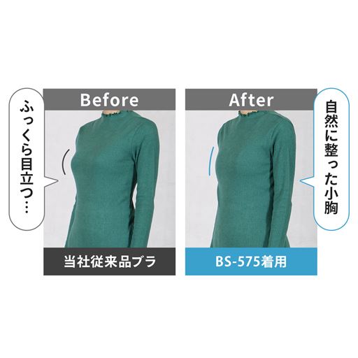 ニットの着用イメージ