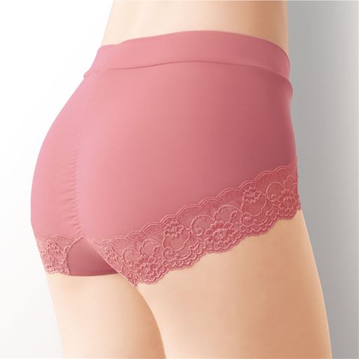 デザートローズ 朝からずっとキレイ長続き (1)フラット縫製でアウターにひびきにくい