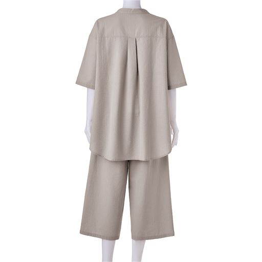 グレージュ バックスタイル 上下セット