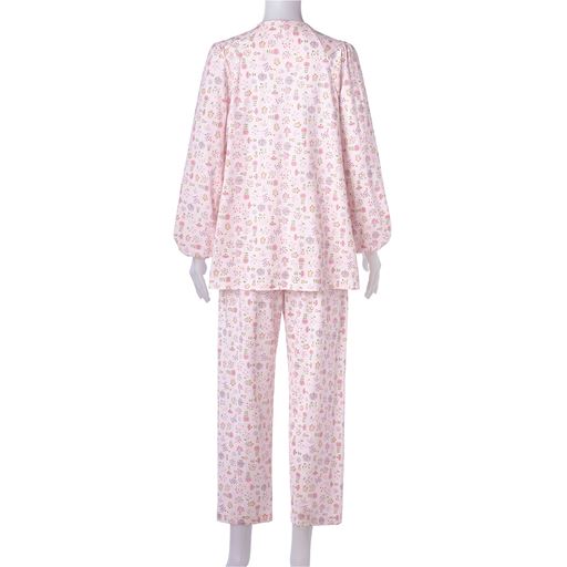 ピンク系 バックスタイル 上下セット