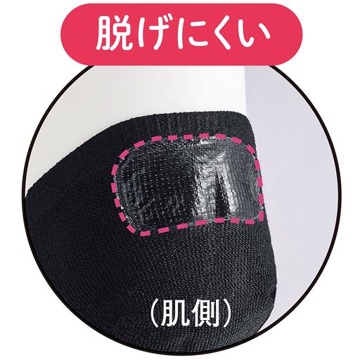 すべり止めはフラットで哺乳瓶にも使われるやさしい素材を使用。