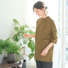 さらっと快適なポケット付きTシャツ(UVカット・接触冷感・吸汗・速乾)