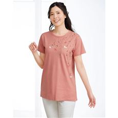 洗濯に強い!綿100%Tシャツ(セミロング丈)
