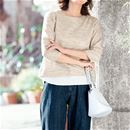 ツイード調プルオーバー