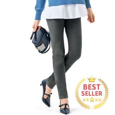 ニットデニムスキニーパンツ(スマートニットジーンズ)(全方向ストレッチ・やわらか・選べる4レングス・洗濯機OK・1年中はける)