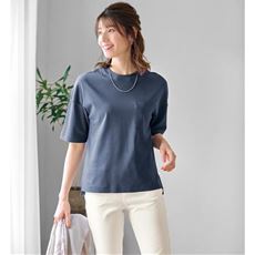 クルーネックTシャツ(綿100%・洗濯機OK)