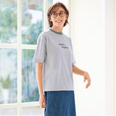 大人ロゴゆるTシャツ(UVケア・汗ジミ防止・洗濯機OK)