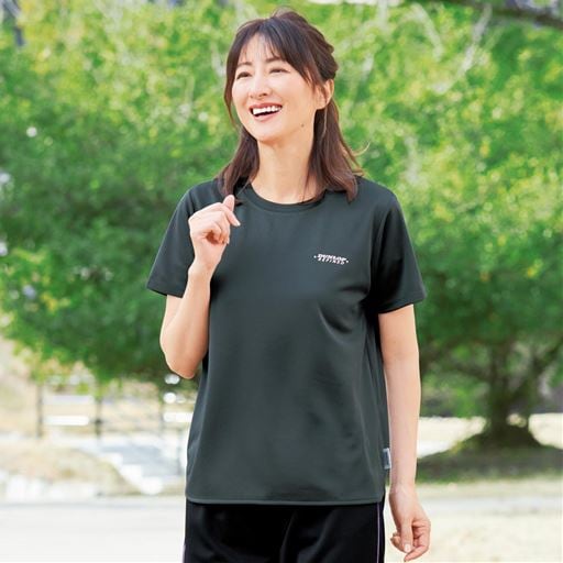 裾ラウンドTシャツ(DUNLOP REFINED)(UVカット・吸汗速乾・洗濯機OK)