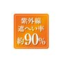 UVカット率約90%。