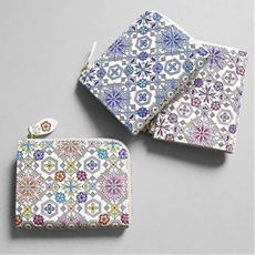 浅草文庫&reg; L字ファスナーミニ財布 花菱