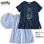 ネイビー(パンツ:サックス系)