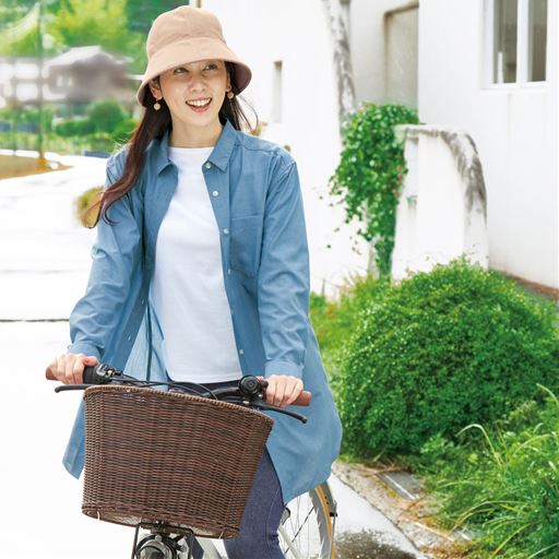 ベージュ<br>自転車でも快適!