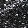 ブラック×シルバー 煌めくラメ糸を織り混ぜ、メッシュ状にざっくり編み上げたニット