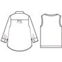 シャツ タンクトップ バックスタイル
