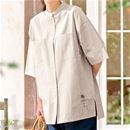 両胸ポケット６分袖シャツ（ｍｏｚ）