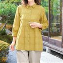 コットンドビーブラウス