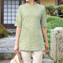 日本製ジャカードチュニック（５分袖）