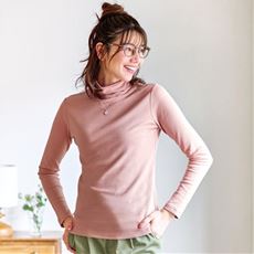 UVカットルーズネックTシャツ(長袖)(綿100%・UVカット・洗濯機OK)