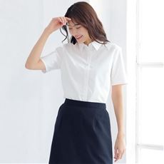 形態安定レギュラーカラーシャツ(半袖)(UVカット・抗菌防臭・洗濯機OK・部屋干しOK)