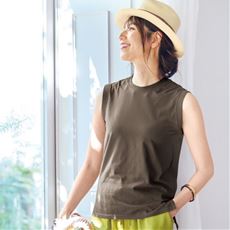 マルチに活躍するタンクトップ(綿100%・洗濯機OK)