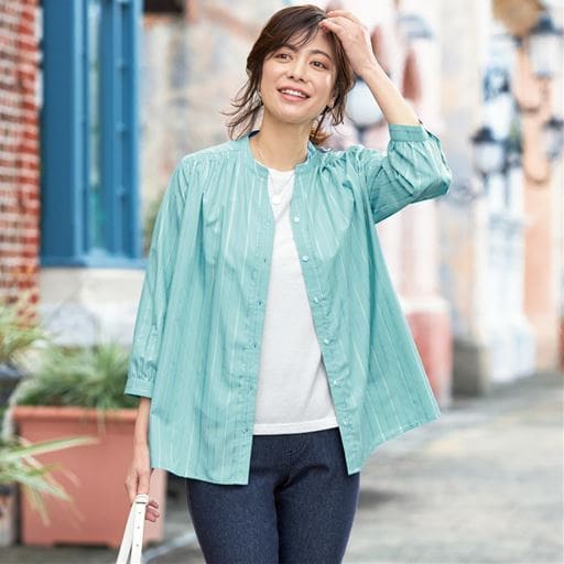バンセルクール シャーリングシャツ(UVカット・接触冷感・吸汗速乾・抗菌・洗濯機OK)