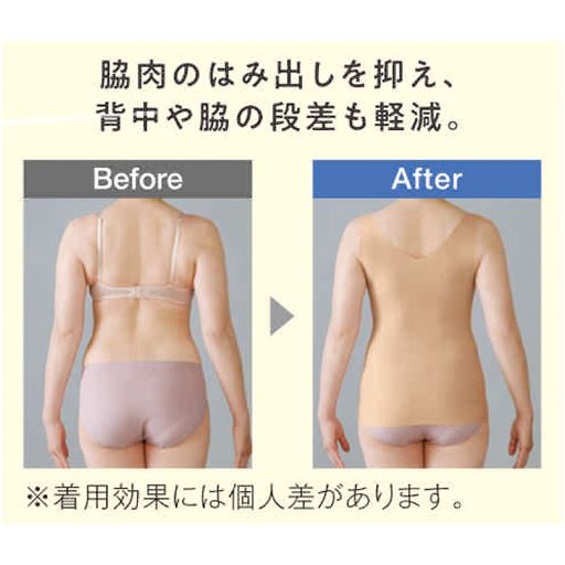 着用前・着用後比較カット