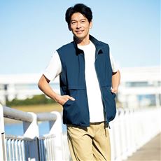 はっ水・裏メッシュトレッチベスト