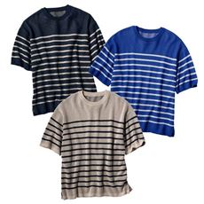 ウォッシャブル・ニットTシャツ